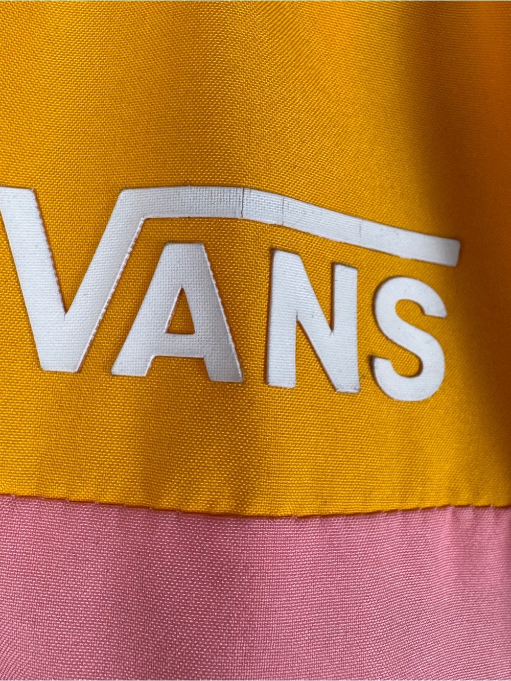 Vans Colorblock Full Zip Windbreaker Jacket XS Pink Blue Yellow - Picture 3 of 9